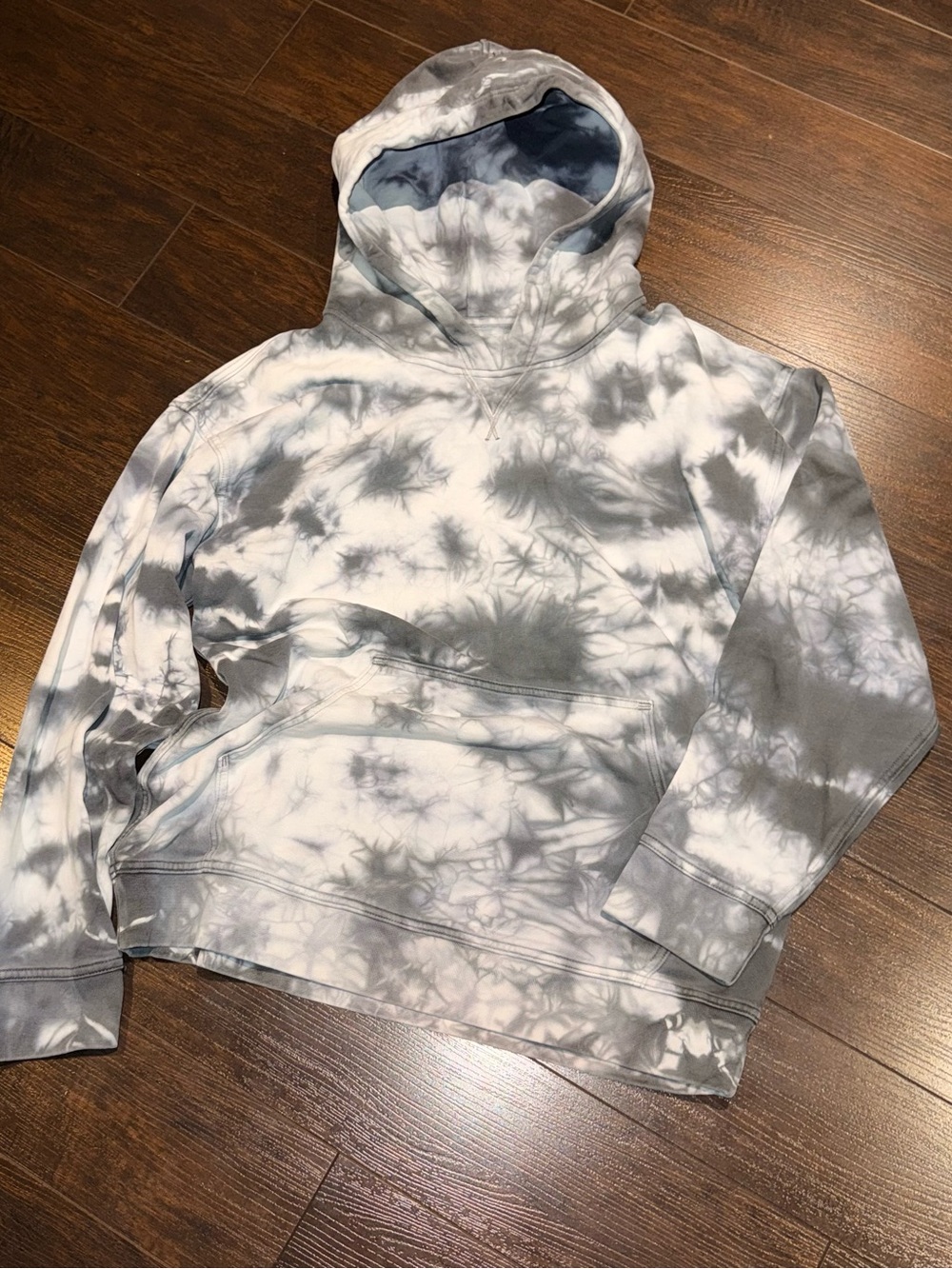 Lululemon All Yours Hoodie Womens Size 10 Tie Dye Fleece Sweater Athleisure Gym